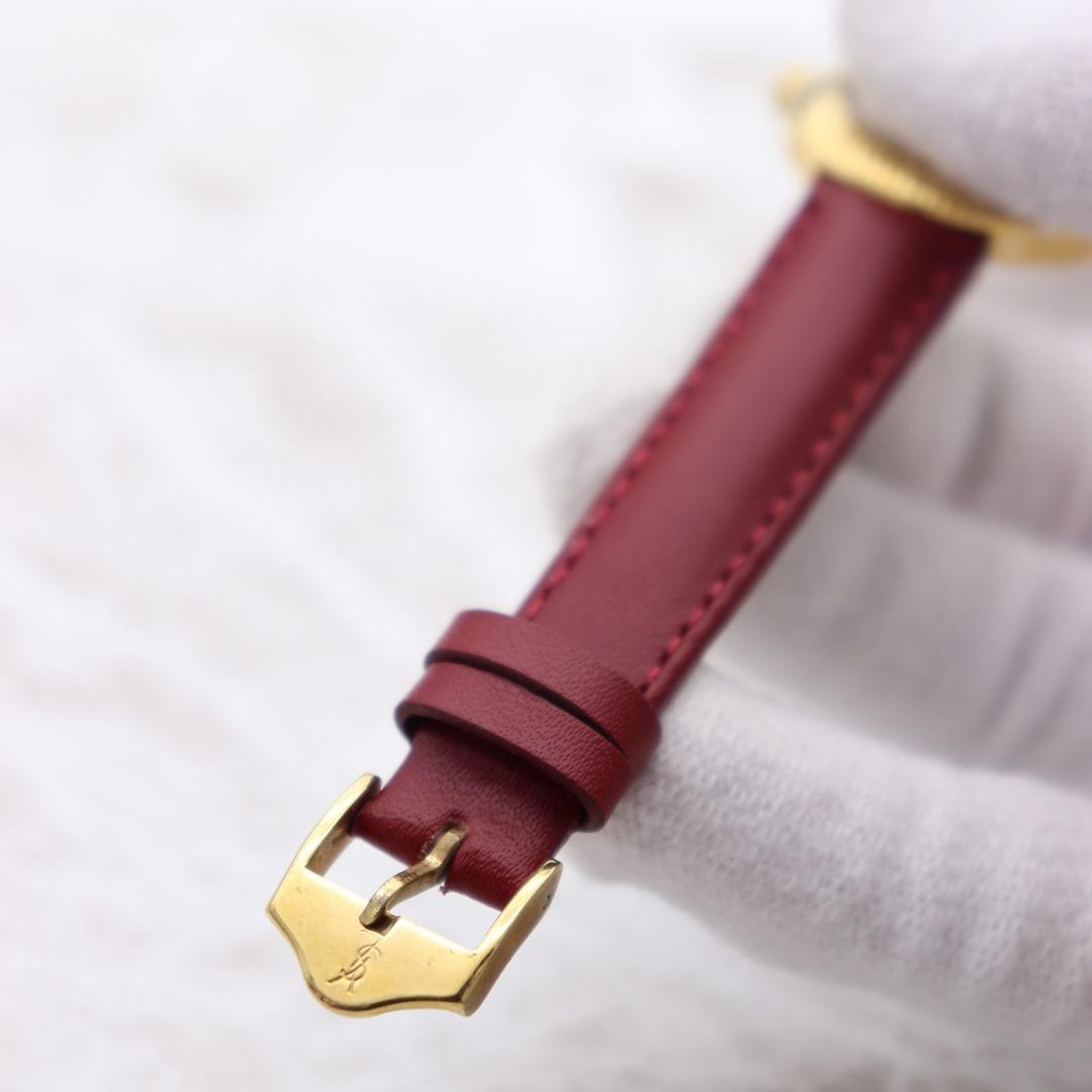 正規品【新品電池】YvesSaintLaurent/01C ピンク 動作良好 立憲民主党 正規品【新品電池】YvessaintLaurent 5431/動作良好 美品 腕時計(アナログ)
