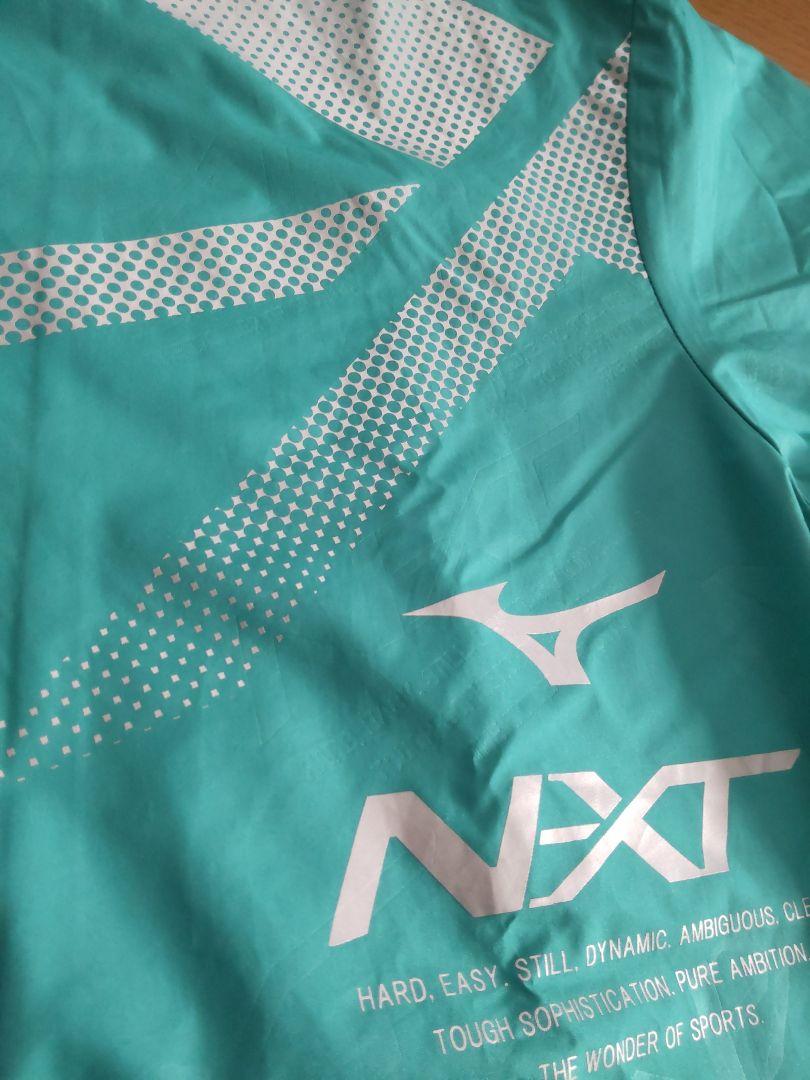 【美品】ミズノ N-XTブレスサーモ メンズМ/Ｌサイズ ウインドブレーカー