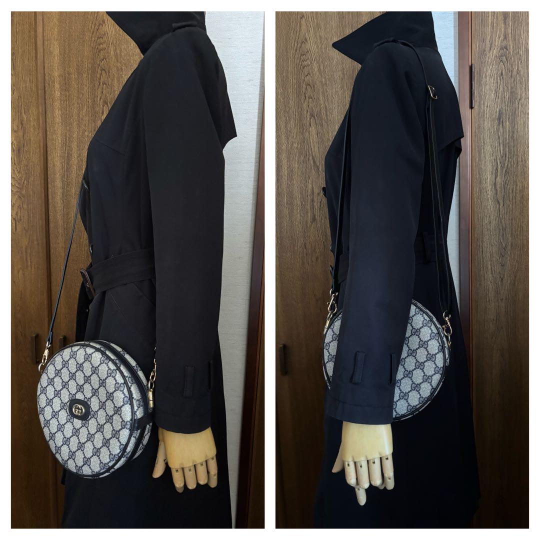 極 美品 付属品あり GUCCI オールド グッチ サークル 円形
