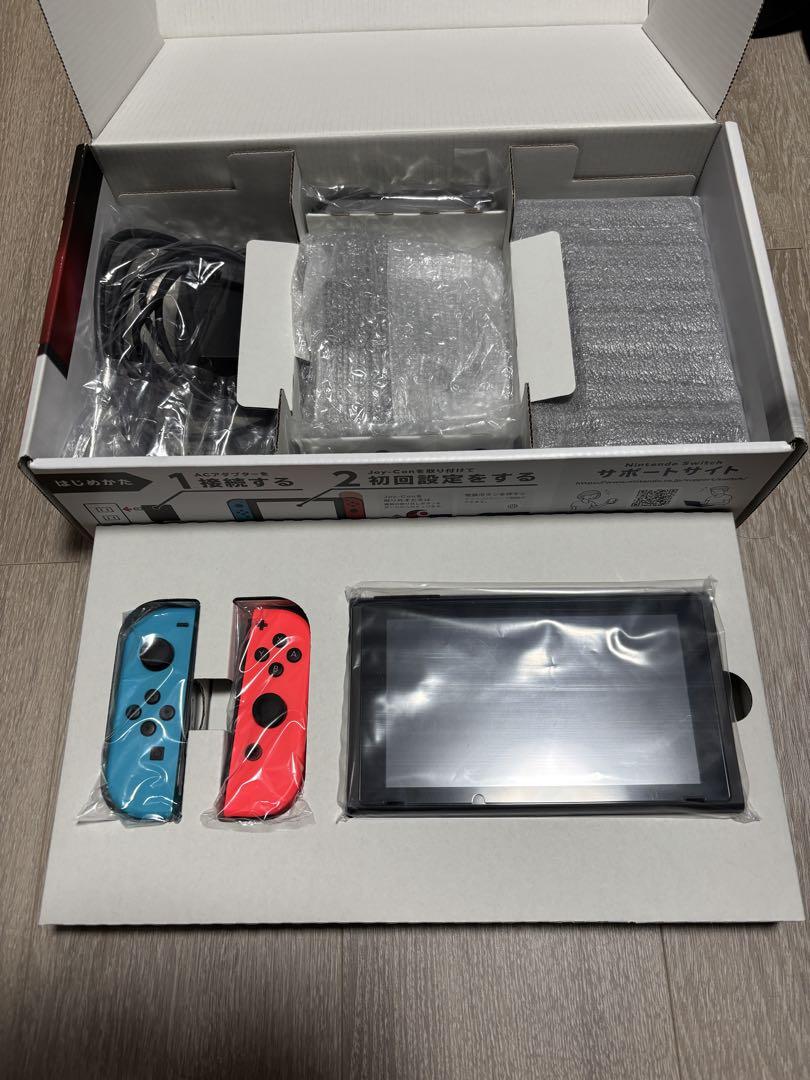 【動作確認済】Nintendo Switch ネオンブルーレッド本体