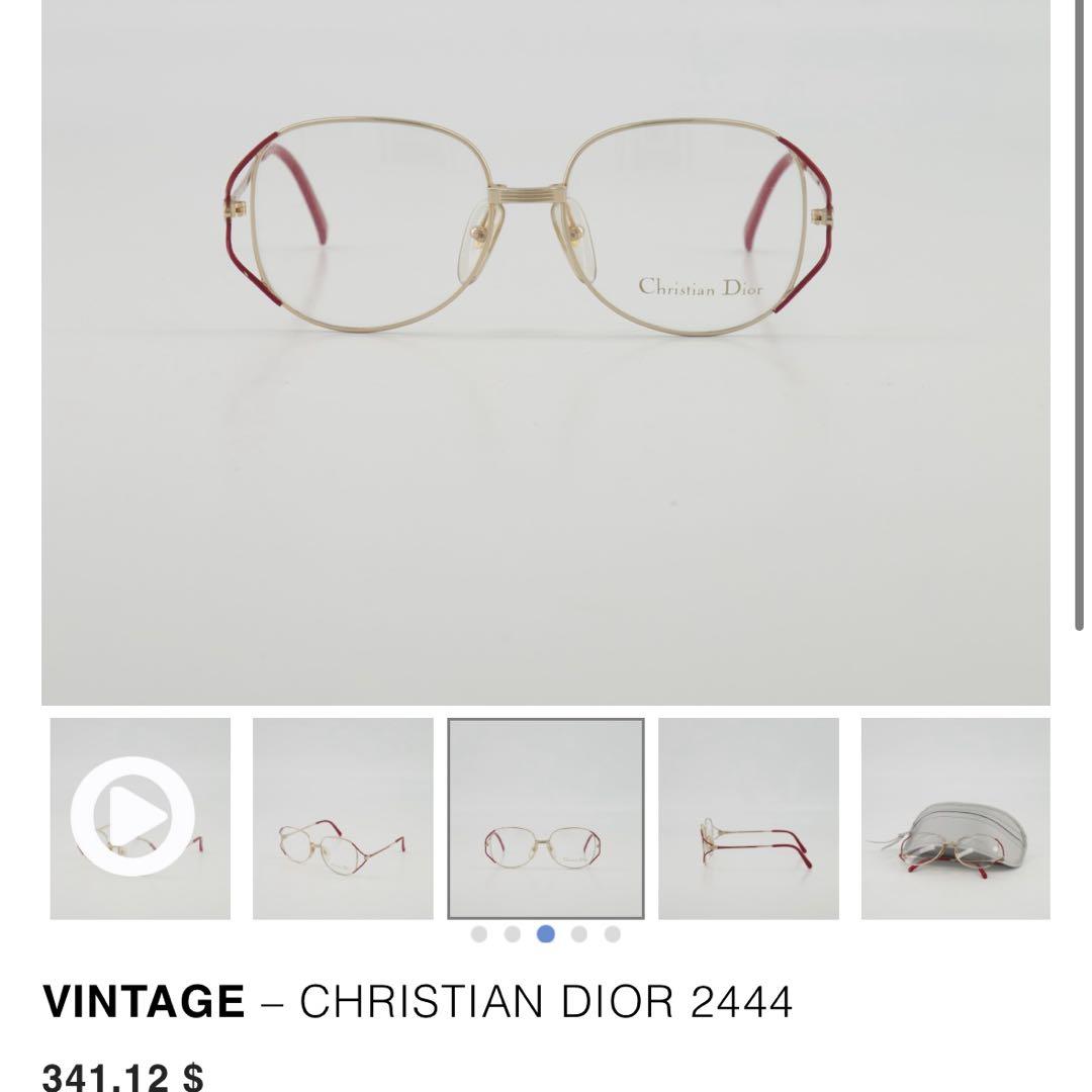 80s〜90s vintage Christian Dior メガネ バブル期