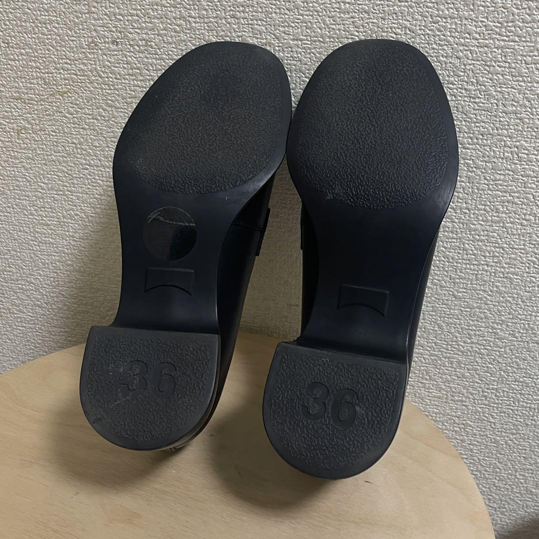 【超美品✨】CAMPER カンペールブラック ローファー 23.0cm