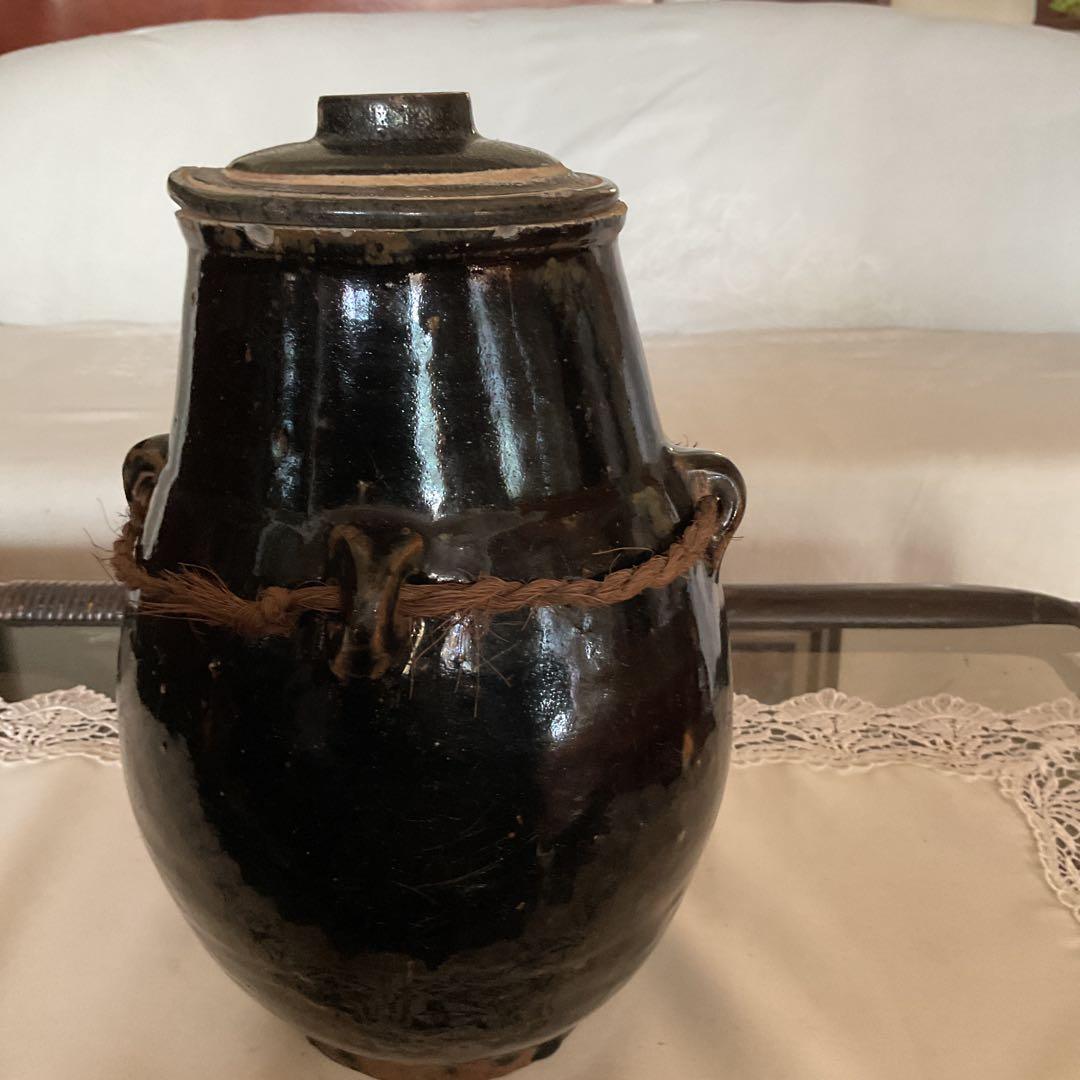 琉球油壺 な蓋ありやや傷や汚れあり