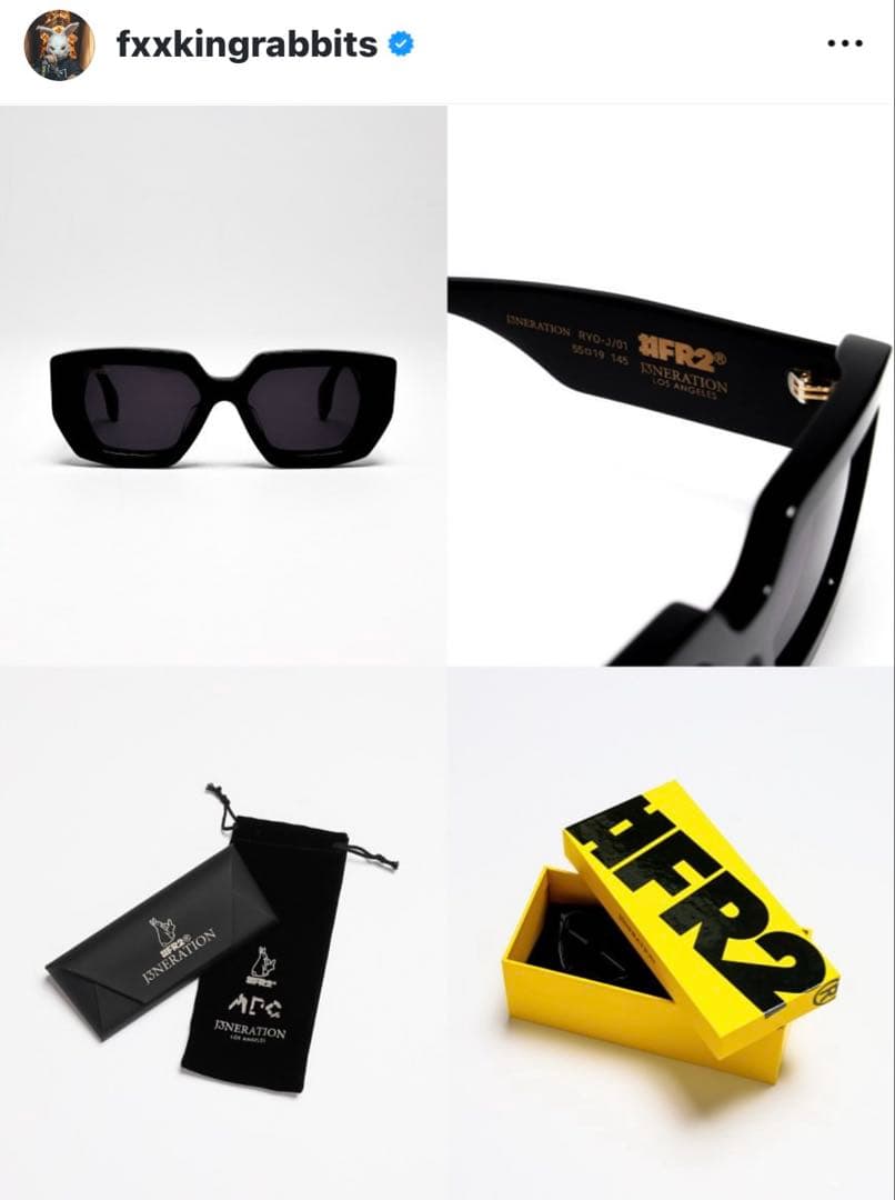 【即完】#FR2 サングラス J3NERATION 石川涼さんモデル