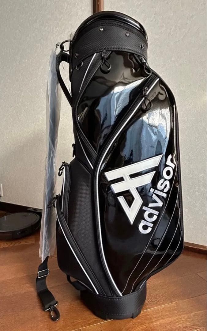 げ 25年型advisor .キャディバッグ.黒
