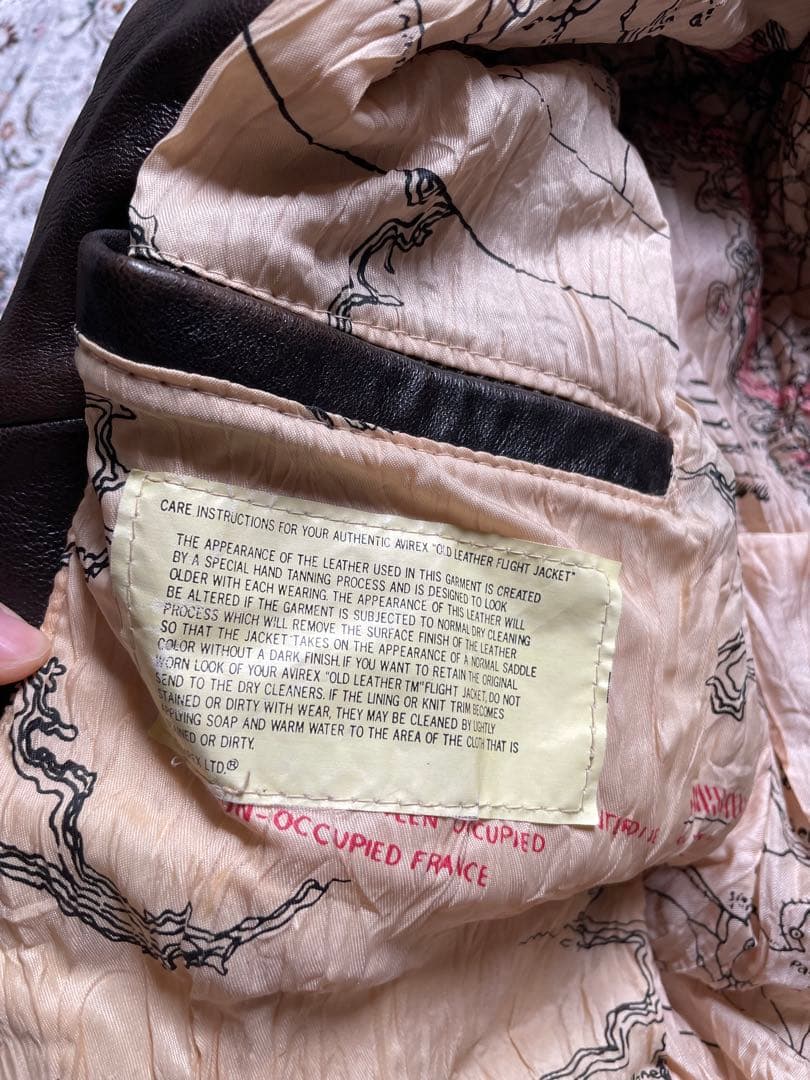 Avirex ビンテージ レーザージャケット Avirex ビンテージ レーザージャケット