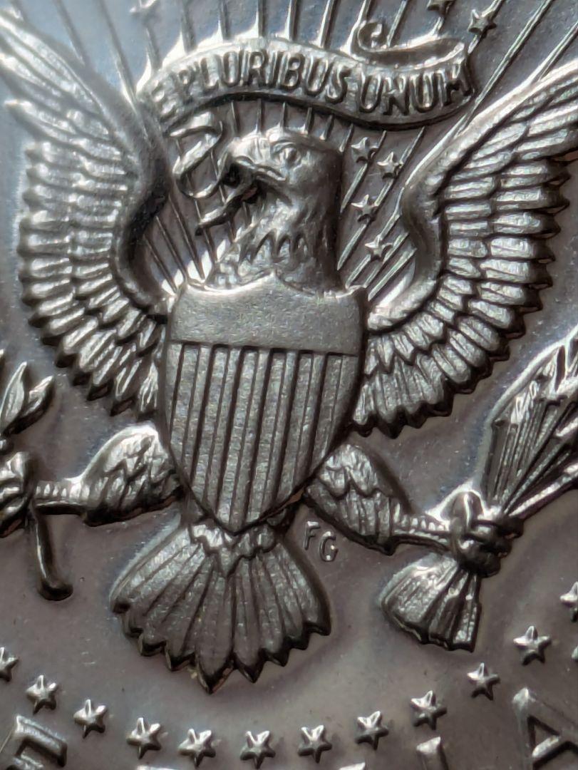 アメリカ合衆国　ケネディ大統領　プルーフハーフダラー銀貨　１９６４