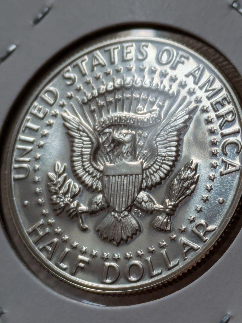アメリカ合衆国　ケネディ大統領　プルーフハーフダラー銀貨　１９６４