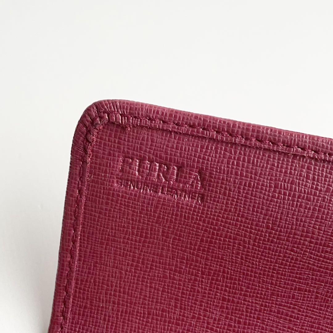 FURLA フルラ 長財布 メトロポリス フラップ レザー ルビー ほぼ