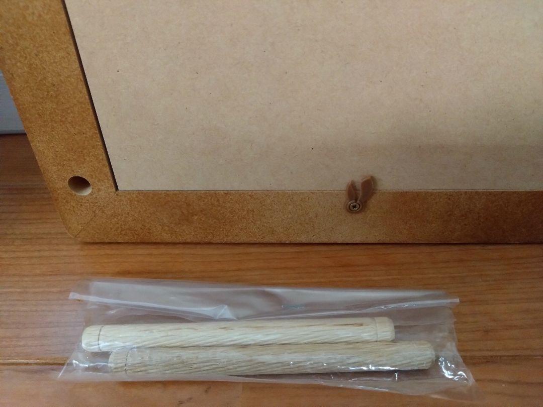 激レア　未使用　木製フォトフレーム　　　　　　大サイズ　平成レトロ