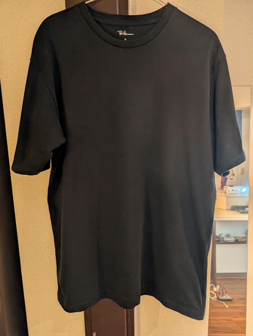 Ron Herman ロンハーマン 黒 Tシャツ ブラック 無地 M