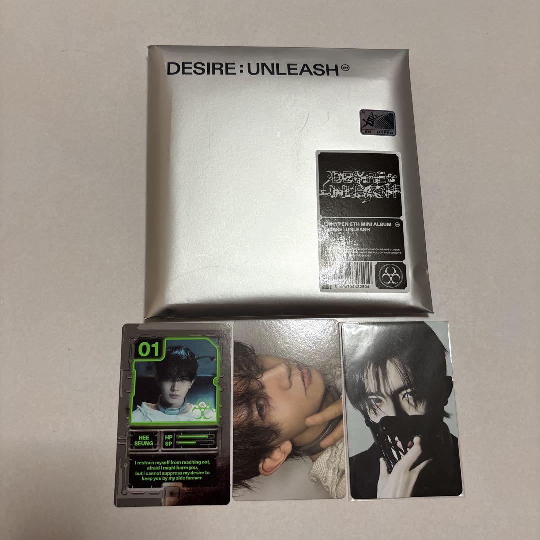 ENHYPEN DESIRE UNLEASH ヒスン セット ENHYPEN, EN- ENHYPEN DESIRE : UNLEASH 6th Mini Album 4