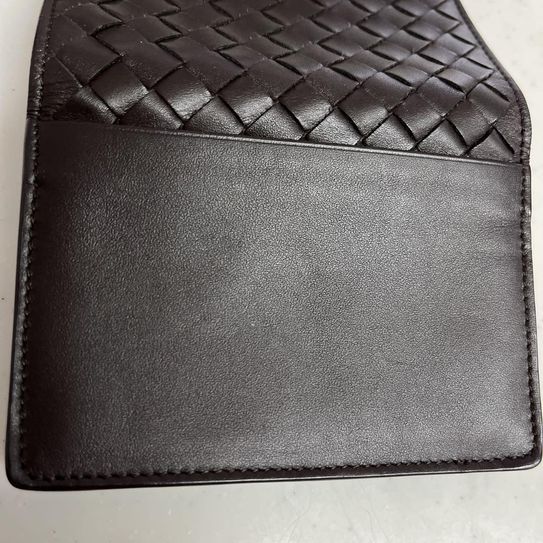 Bottega Veneta ダークブラウン 名刺入れ