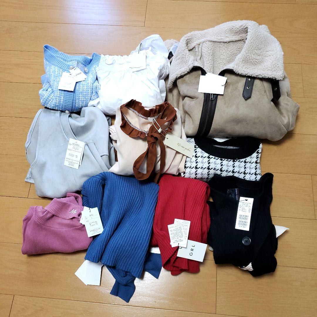 レディース まとめ売り コーデ売り 秋服 冬服 量産型 ジャニオタ アウター 春