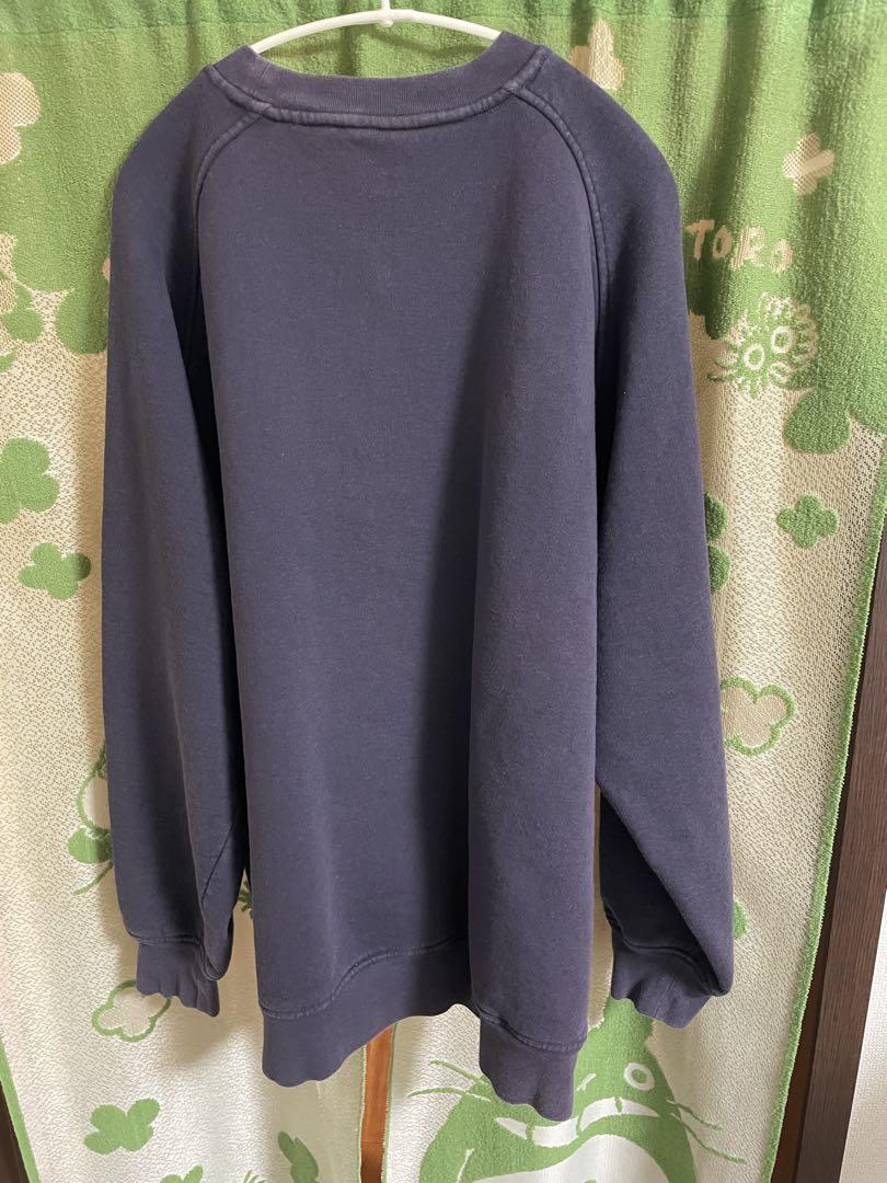 最終値下げ COMOLI 21AW 吊裏毛スウェット fade navy 4