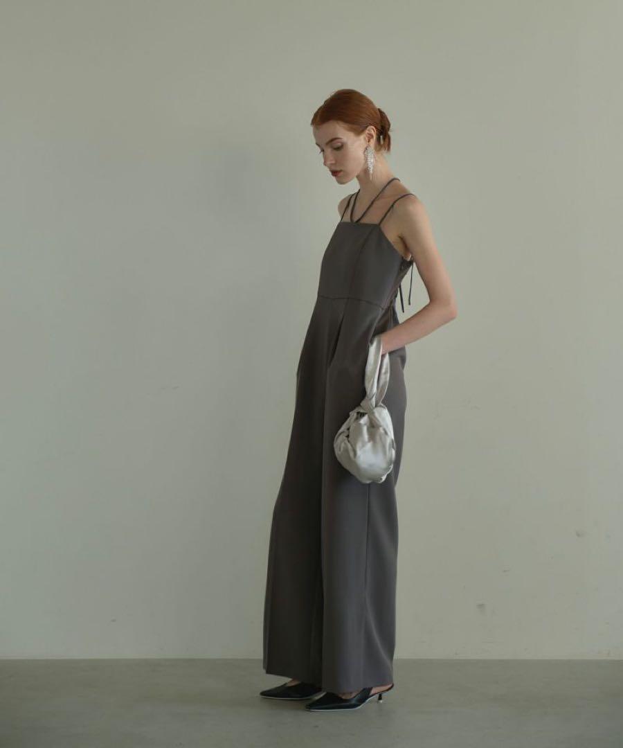 【ANDESED】double cross all in one dress