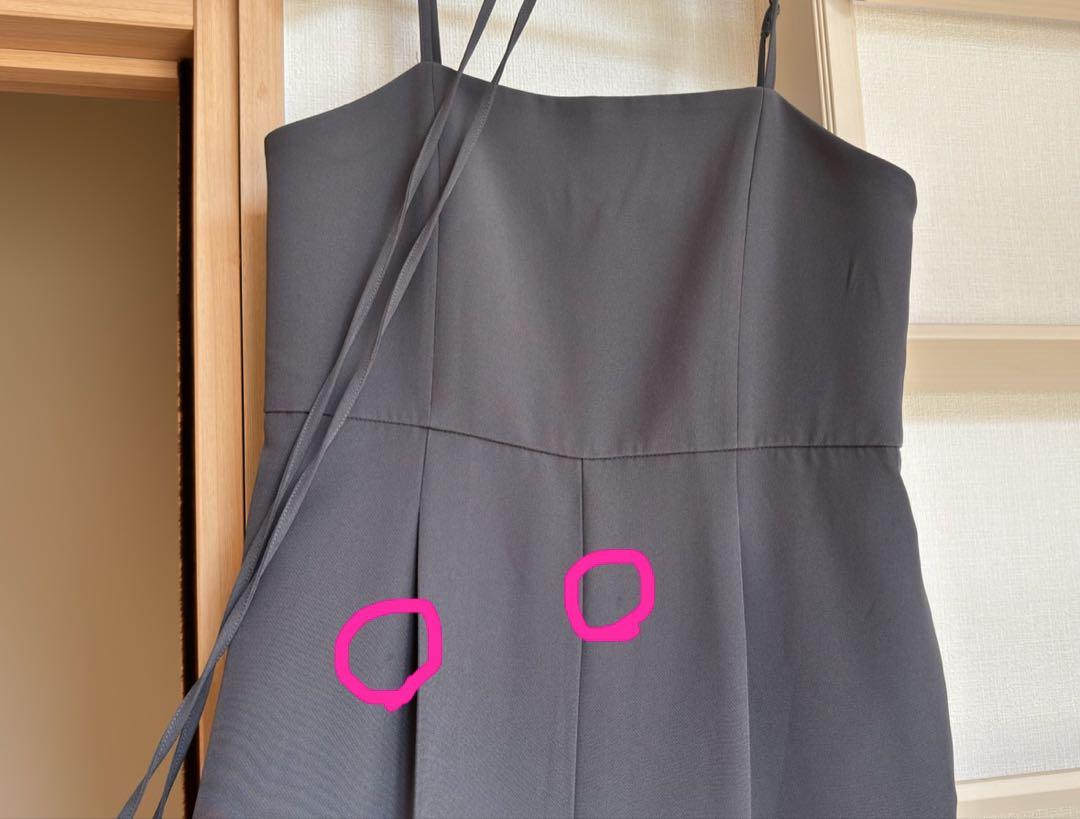 【ANDESED】double cross all in one dress
