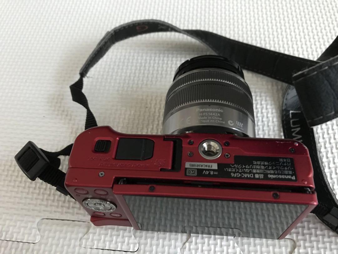 激安　LUMIX GF6 ミラーレス一眼 赤