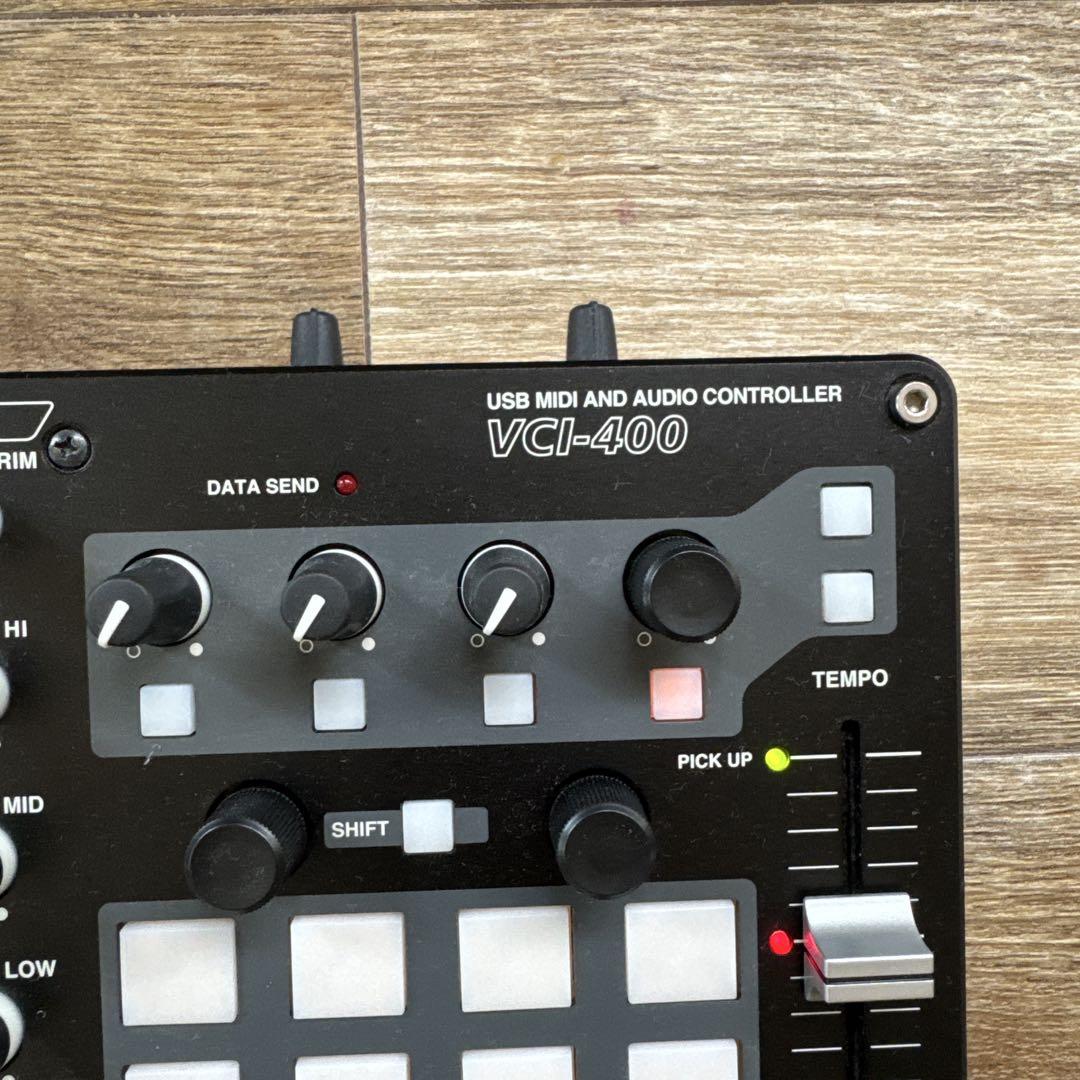 Vestax DJコントローラー VCI-400 スピーカー、電源ケーブル付き
