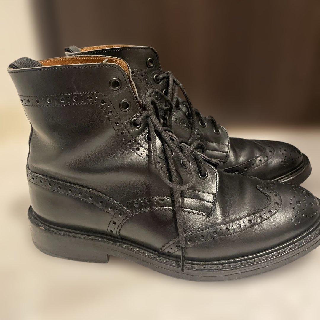 Tricker’s Stow トリッカーズ ストウ ブーツ UK7.5ブラック