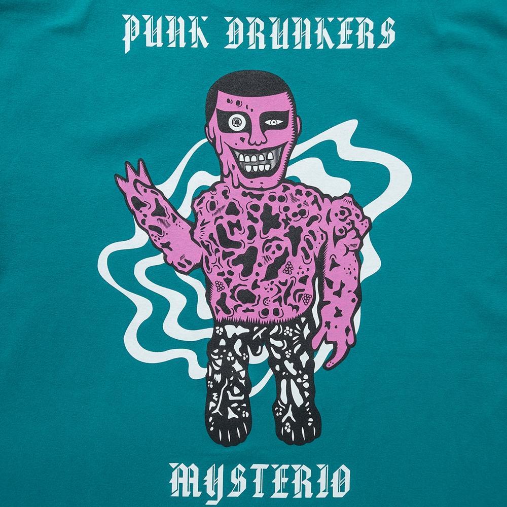 パンクドランカーズ ソフビ作家 コラボTシャツ 緑M PUNK
