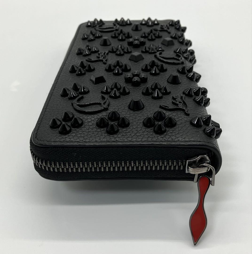 ⭐️ 美品 ルブタン パネトーネ ラウンドファスナー 長財布 ブラック 鑑定済 ⭐️ 美品 ルブタン パネトーネ ラウンドファスナー 長財布