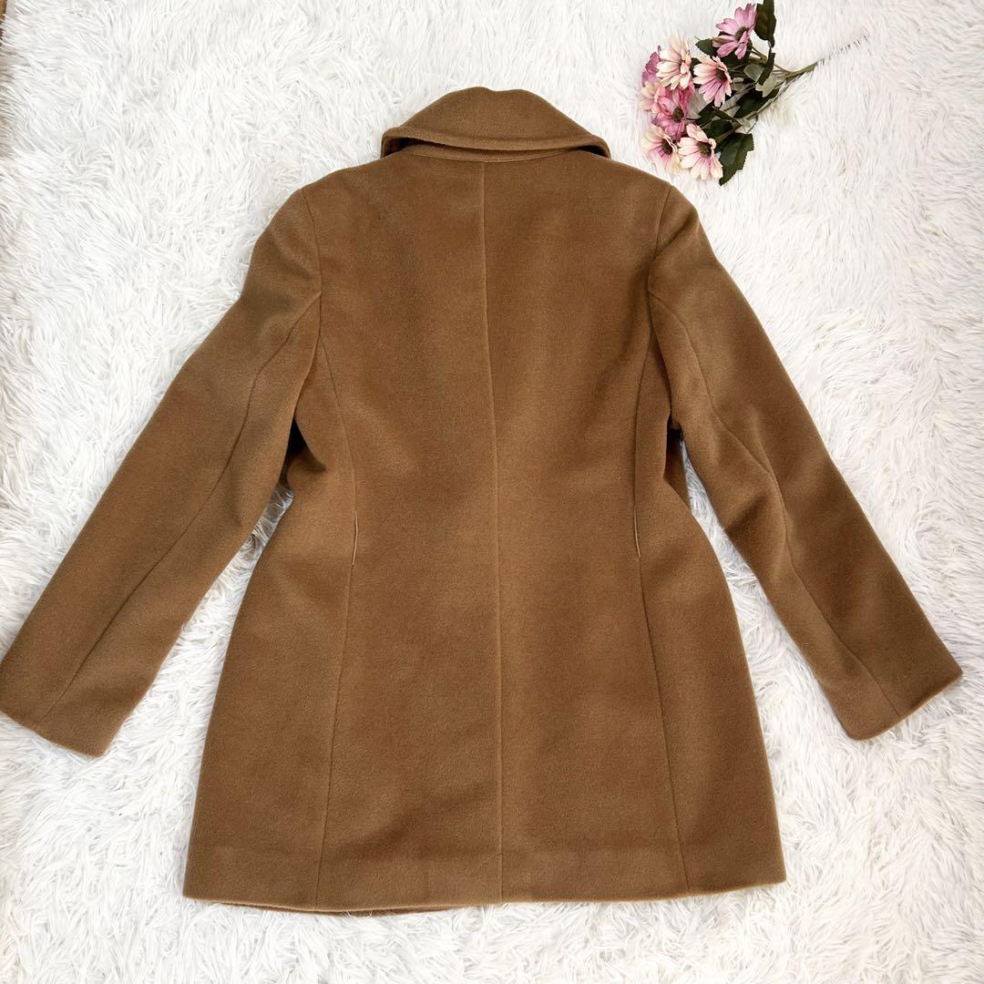 美品】MaxMara マックスマーラ 高級 銀タグ 女優襟 ステッチ ウール