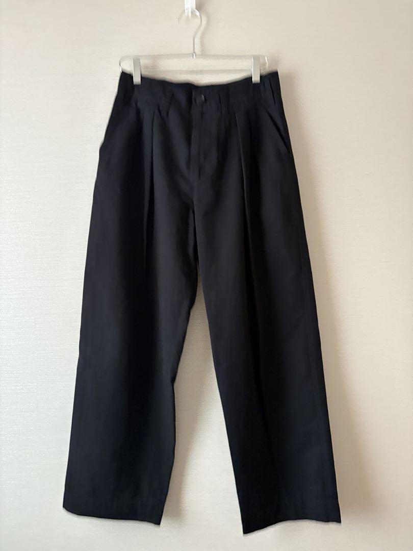 【美品】SUPER FINE WOOL COTTON TWILL SLACKS