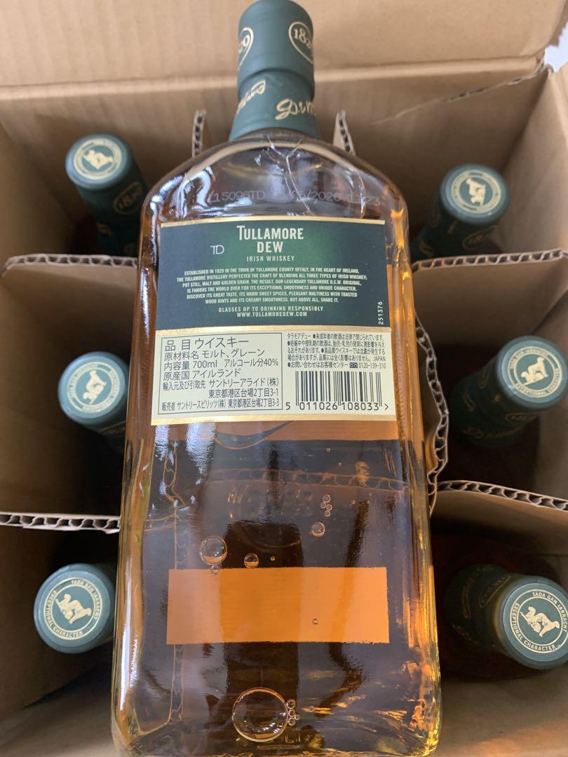 Tullamore D.E.W. アイリッシュウイスキー 700ml 13本