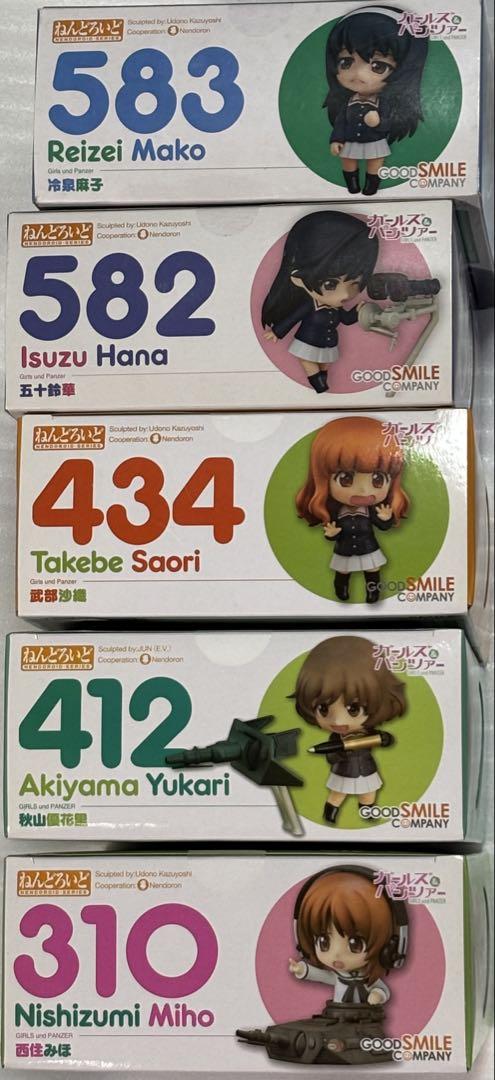 ガールズ&パンツァー ねんどろいど あんこうチームセット - メルカリ