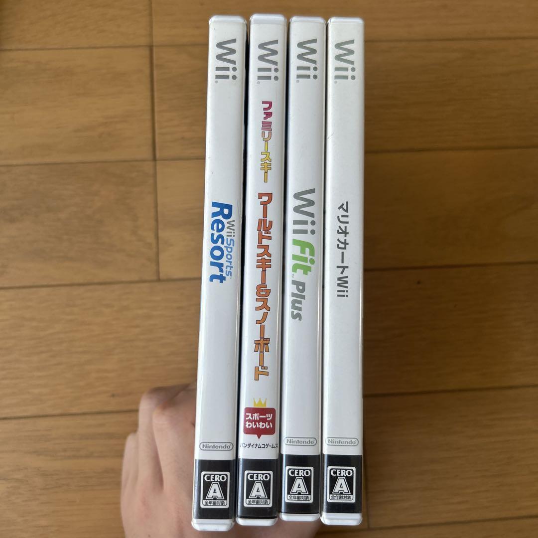 Wii セット　カセット　まとめ売り Wiiカセットまとめ売り 4点セット - メルカリ