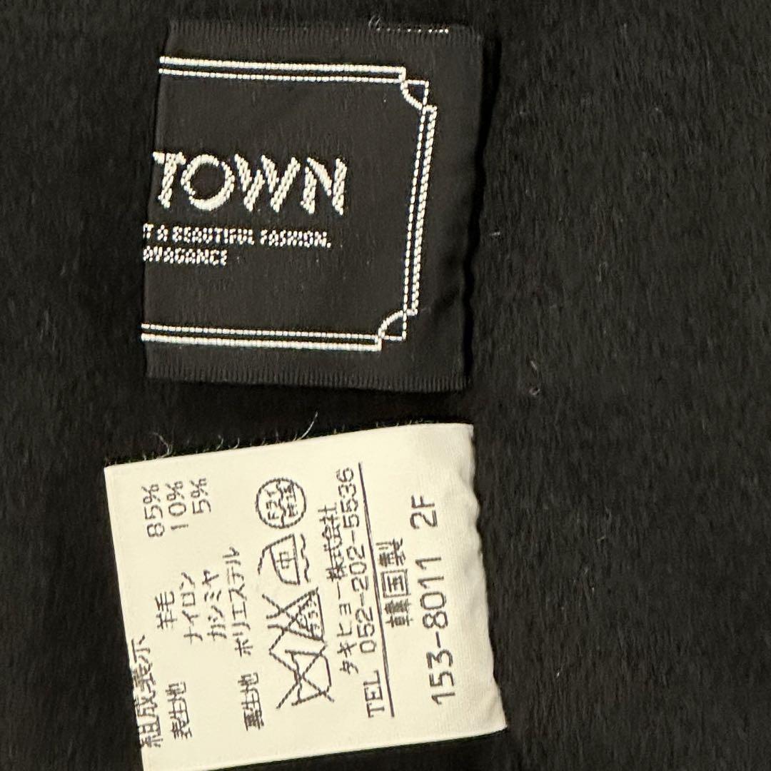 薄手ダッフルコート【MODE TOWN】シンプルなデザイン　大人のダッフルコート