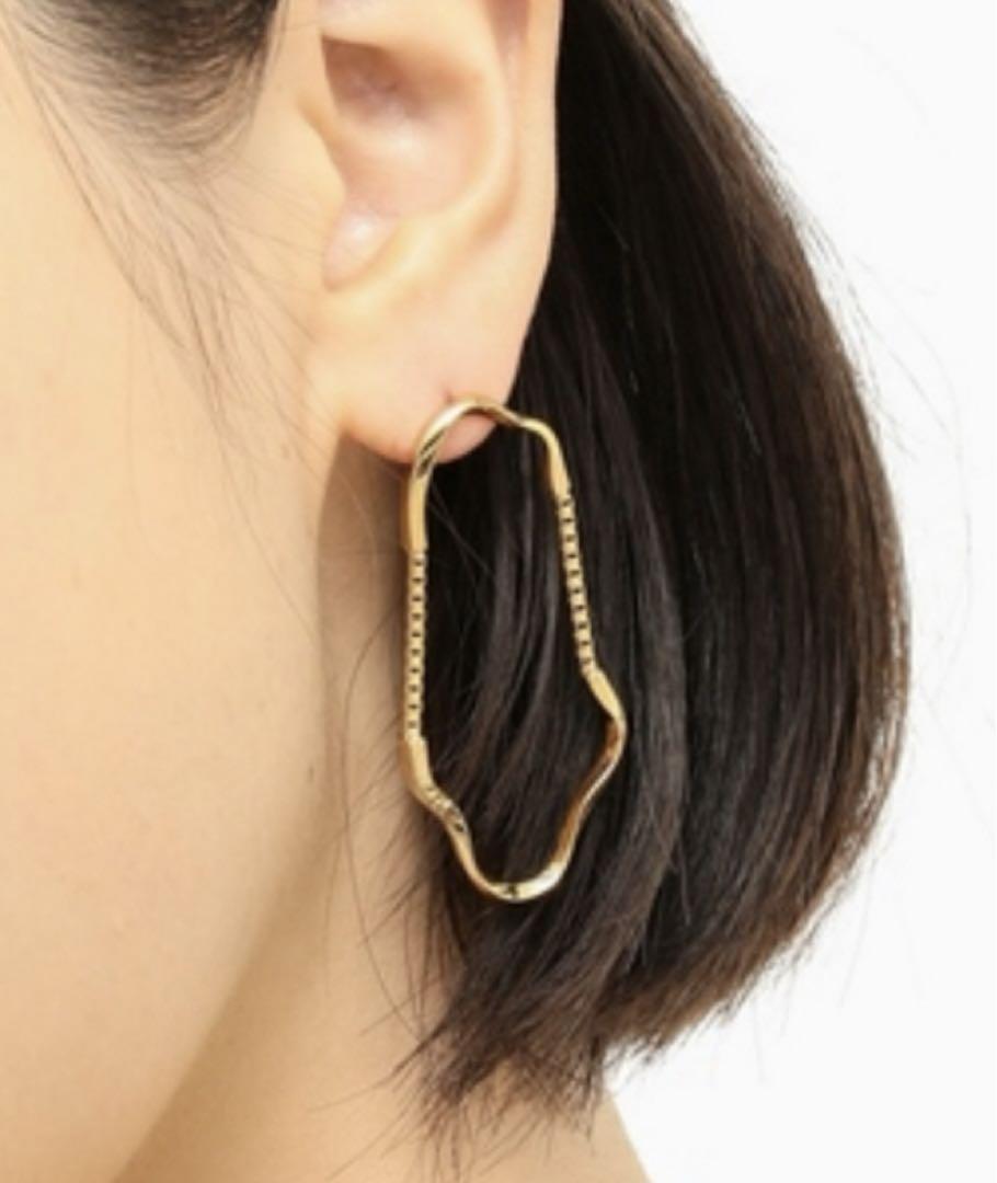 ete スイングピアス ゴールド スイング イヤリング | ete bijoux (Women)/エテ ビジュー