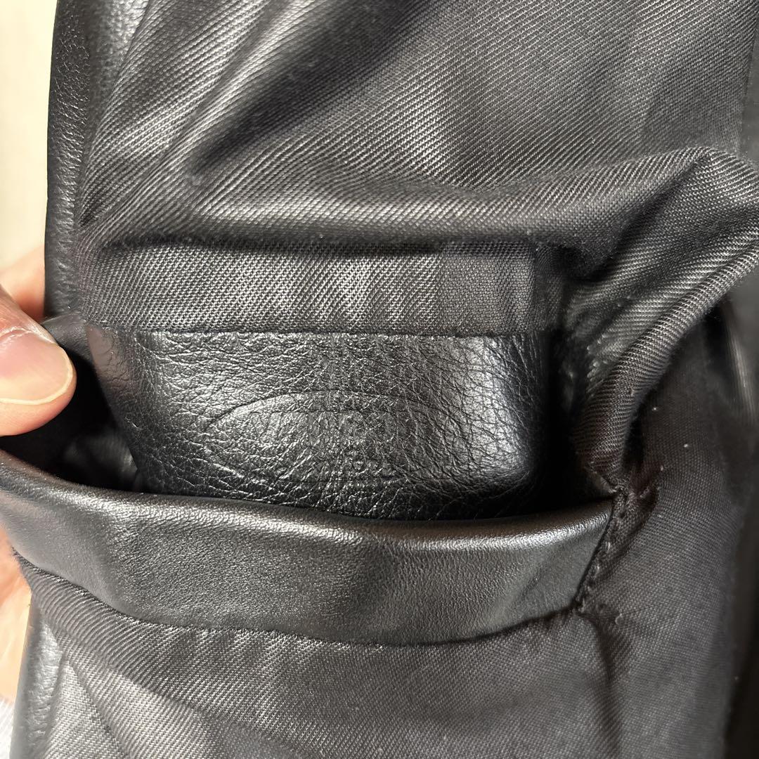 Vanson ENF レザーシングルライダースジャケット 36