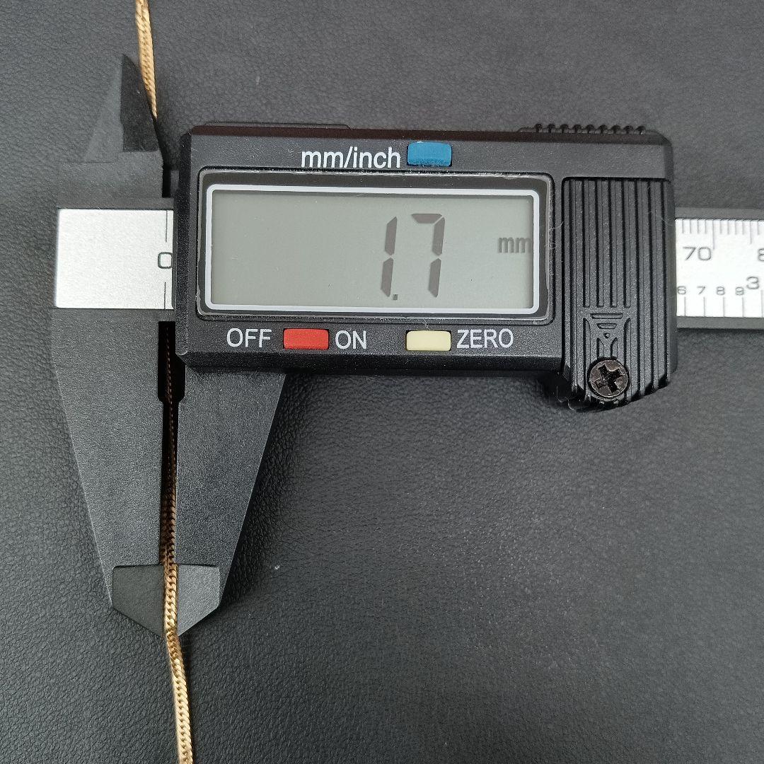 ▼(B090803) K18 YG ネックレス 喜平6面ダブル 造幣局 18金