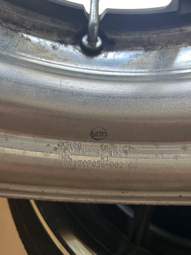 16インチホイールセット 165/50R16