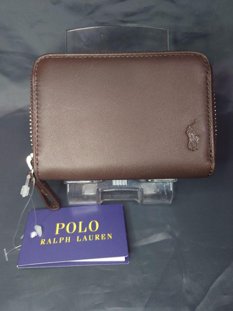 POLO RALPH LAUREN コインケース ハーモニー エンボスレザー