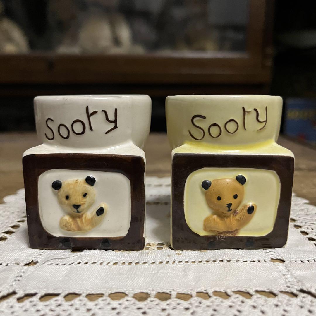 【sooty】2セット エッグカップ