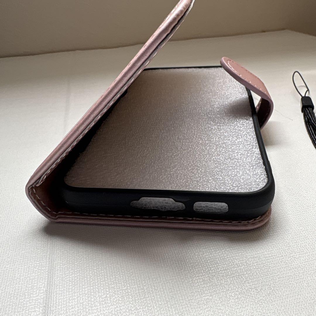 GALAXY S23FE 手帳型保護ケース　ピンク　うさぎ