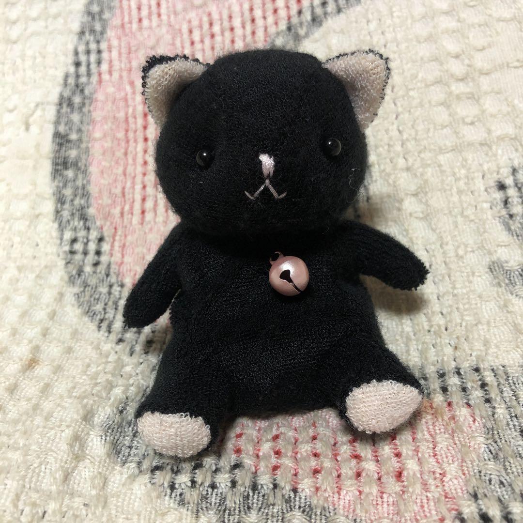 サンレモン　ピクニックワールド　チリリンズ　黒猫　ぬいぐるみ　中古品
