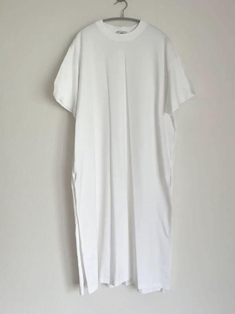 HYKE　Tシャツワンピース　ホワイト　美品