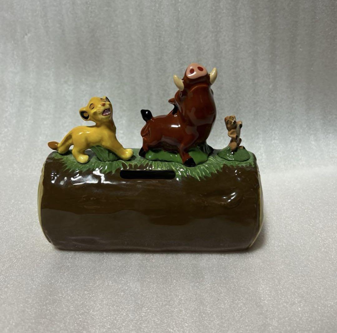 ディズニー ライオンキング 貯金箱 陶器 - メルカリ