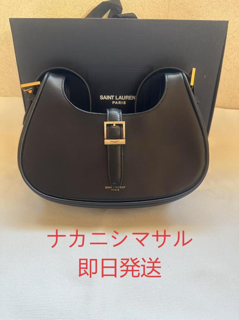SAINT LAURENTブラックショルダーバッグ
