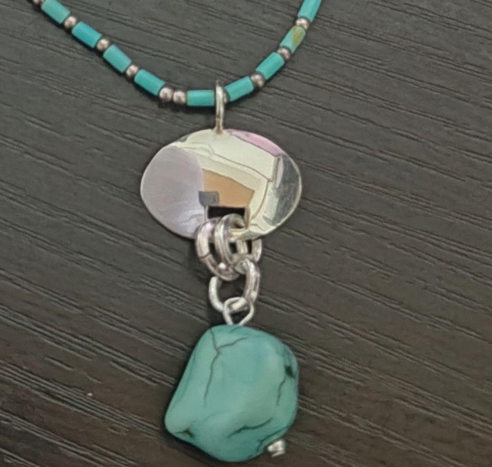 Silver 925 Turquoise ターコイズ シルバー ネックレス
