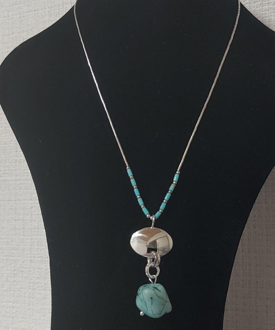 Silver 925 Turquoise ターコイズ シルバー ネックレス