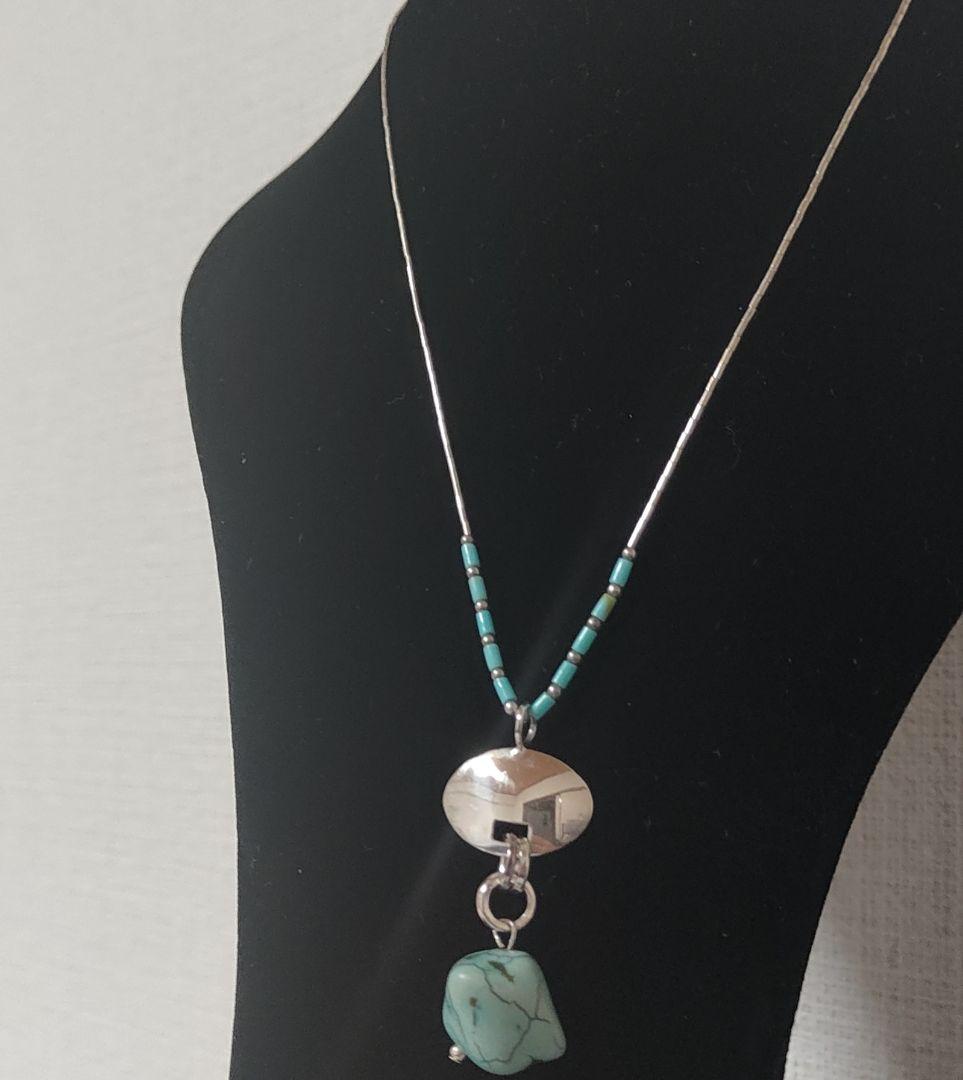 Silver 925 Turquoise ターコイズ シルバー ネックレス