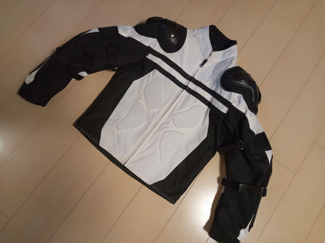 30【ほぼ新品】バイク ジャケット レア物 パット入り Lサイズ バイクウェア