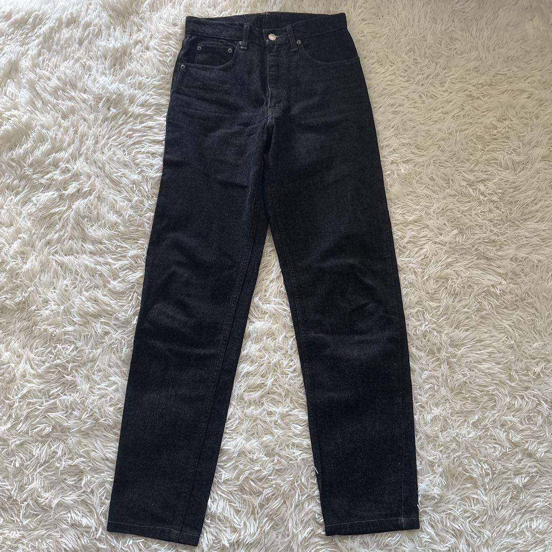 【日本製】先染めブラック デニム　90s Levi's 603-0213