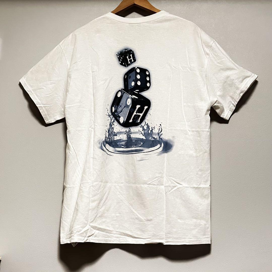 HUF ホワイト Tシャツ サイコロデザイン Lサイズ - メルカリ