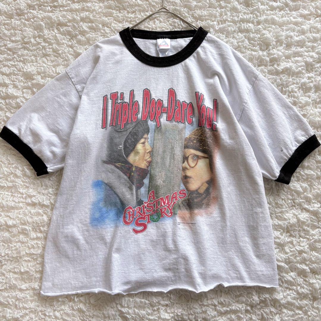 ヴィンテージ メキシコ製 USA FABRIC リンガー ムービーT 古着